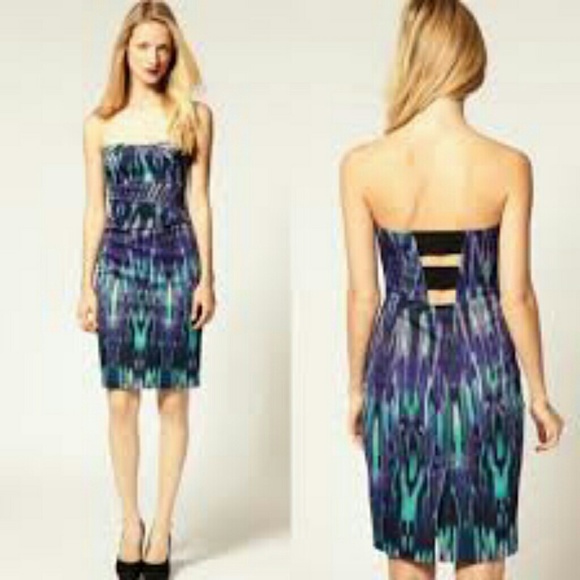 π2xHP!!!π Karen Millen Bandeau Cocktail Dress - Picture 2 of 6